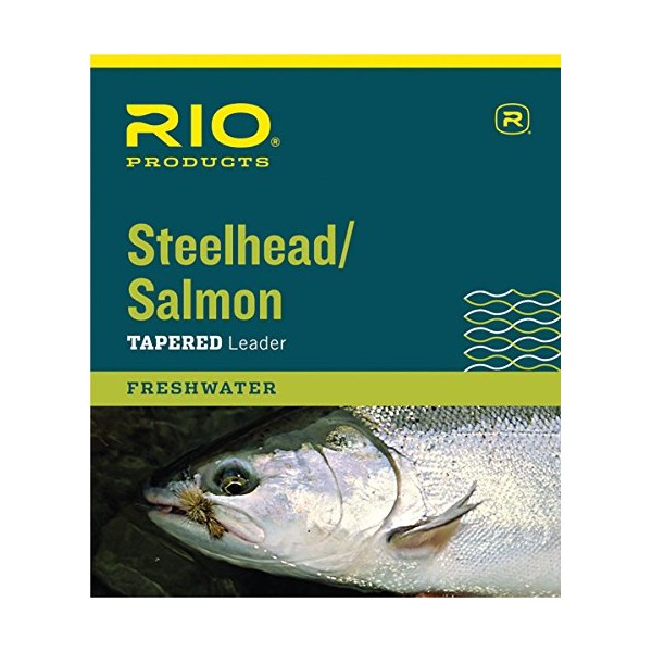 RIO Fly Fishing Salmon/Steelhead 6' 8Lb Leader, Glacial Green