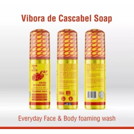 JABON DE VIBORA DE CASCABEL 12 Pack Jabon De Aceite de vibora de cascabel FOAMING WASH (LAVADO ESPUMOSO) 150
