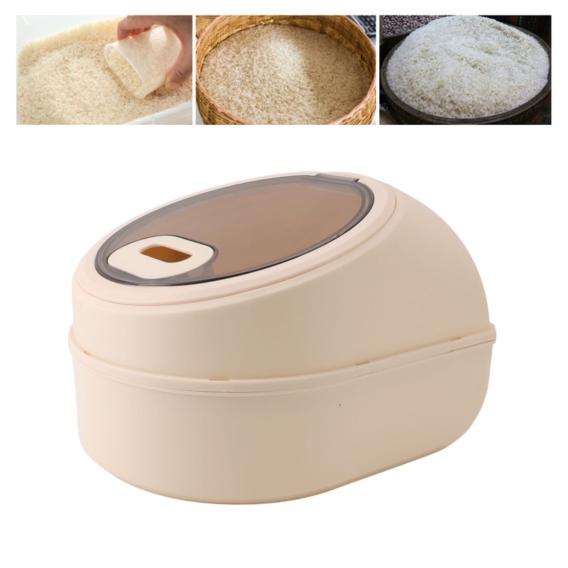 Rice Storage Container Airtight 11lb Damp Proof High Temperature Resistant