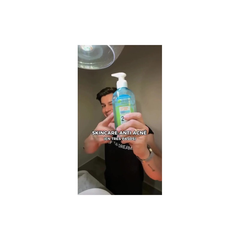 Garnier Express Aclara Limpiador Purificante, Piel con Tendencia al Acné,