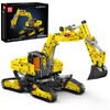Mould King Engineering Excavator Building Set, 840 Pieces Functional Digger