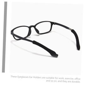 Operitacx 2pcs Slip Glasses Ear Grips Knitted Temple Tips Sleeves for Secure Fit Compatible with Eyewear for Sports and Everyday Use