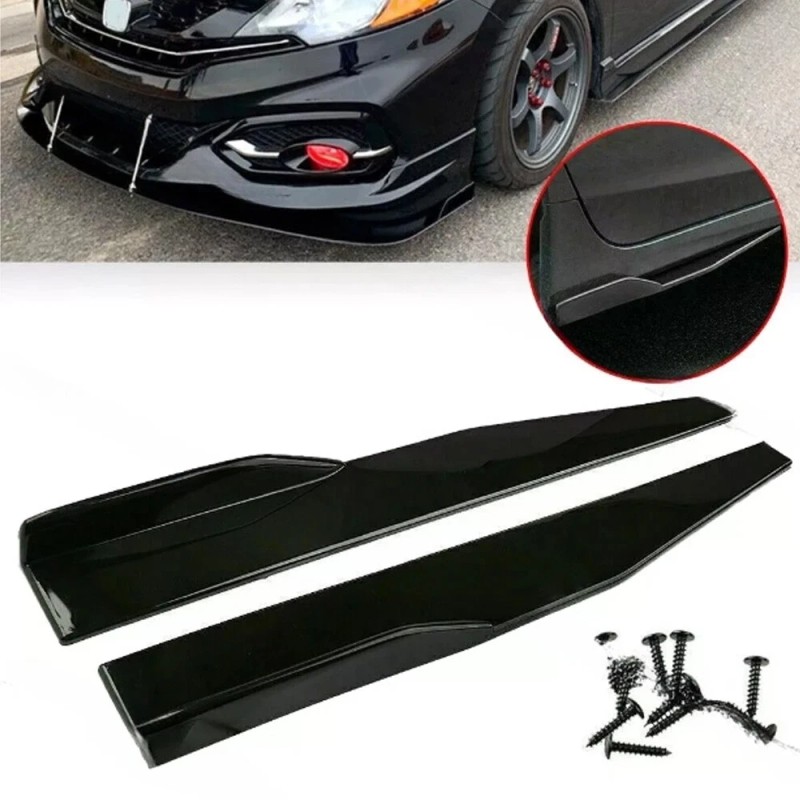 For Ford Fusion SE Front Bumper Lip Spoiler+Side Skirt+Rear Lip+Strut+Rods