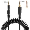 Fezzlo M50x Cable Coiled AUX Cord Compatible with Audio-Technica ATH-M40x