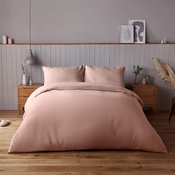 Silentnight Supersoft Collection Pink Duvet Cover Set. Supersoft Snuggly Easy