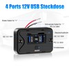 Daakro 96 W Pack of 2 12 V USB Sockets,