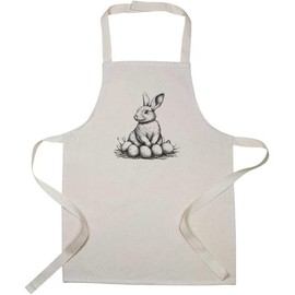 Azeeda 'Easter Bunny with Eggs' Kid’s Cooking Apron (AP00077897)