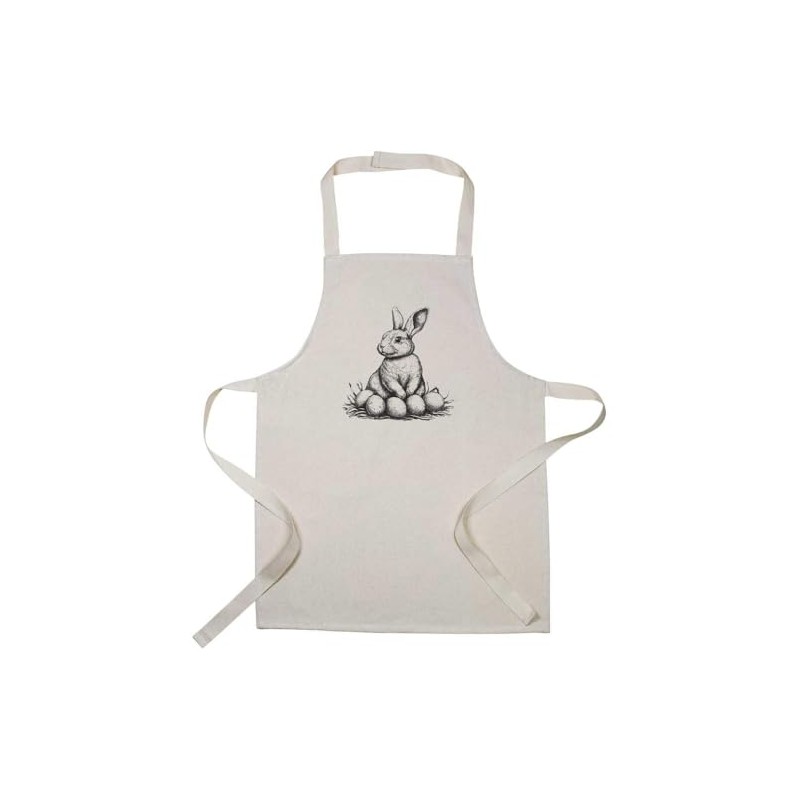 Azeeda 'Easter Bunny with Eggs' Kid’s Cooking Apron (AP00077897)