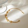 Gold Sun Moon Star Link Bracelet for Women Dainty Gold