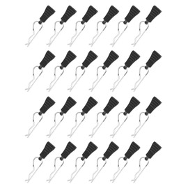 Pack of 24 RC Body Clips with Tear Tabs, RC Body Shell Pin, RC Car Clips, Rc Body Clips, Bent Springy for 1/10 1/12 1/16 Remote Control Car Shell Model Replacement Part
