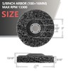 Vantego Paint Stripper Discs 5-Pack 4" × 5/8" for Angle