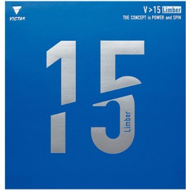 VICTAS 020451 Table Tennis Soft Rubber Back, V15 Limber, Black, MAX Size