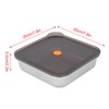 316 Stainless Steel Food Storage Container Vacuum Sealed Metal Food