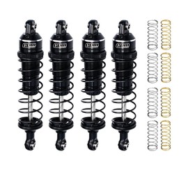 GPM Alloy Front And Rear Adjustable Spring Shock 87mm For Mini Maxx Monster Truck-107154-1 (Blue)