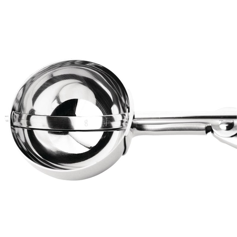 Vogue Stainless Steel Portioner Size 8 Ice Cream Scoop Potato