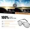 TJUTR Mens Photochromic Sunglasses Polarized for Driving Metal Frame with