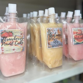 Squeezable Wax 3.5oz | Highly Scented | Pet Friendly | Soy Wax Aroma Fragrance Candle wax  melts amazing scents:_Lovestruck (Lovespell)