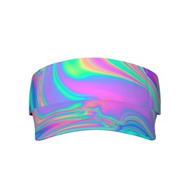 Tie Dye Sun Visors for Women Men Outdoor Visor Hat Unisex Golf Visor Adjustable Summer Caps Hats