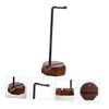 jojofuny Solid Wood Headphone Rack Simple Headset Display Holder for