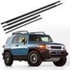 4Pcs Car Window Seal Stripe 68161‑35073 Replacement For Toyota FJ