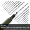 Honoson 20 Pieces Diamond Drill Bits Set for Stone Twist