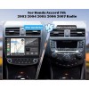 Unbranded for Honda Accord 7th 2003-2007 Car Radio Stereo Carplay