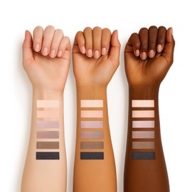 SUSIKEKI 6 Colors Mini Eyeshadow Makeup Palette Neutral Nude Smoky Eye Shadow Taupe & Brown Matte Make Up Pallet with Mirror Highly Pigmented Long Lasting Waterproof Travel Size Gift Kit 01