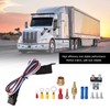 12V Electric Radiator Fan Thermostat Control Relay Wire Kit Complete