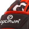 Optimum Unisex Senior Razor Headguard, Black/Red, Small