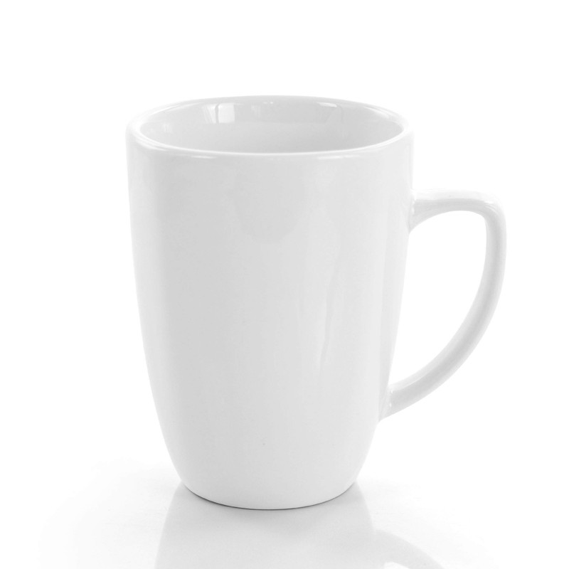 Elama Service for Four 16 Piece Porcelain Dinnerware Set, White-Square