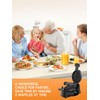Waffle Maker, 1400W Double Belgian Waffle Iron 180° Flip, 8