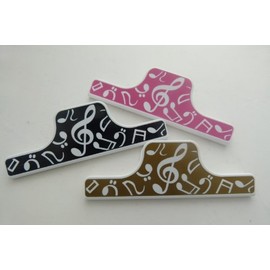 Music Themed 15cm Large Paper Clip - Pink Music Design
