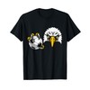 Eagle Soccer Football Cartoon Character T-Shirt