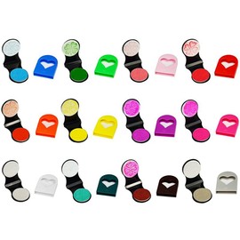 12pcs DIY Disposable Puff Hair Chalk for Cosplay Party Washable Hair Color for Men Women