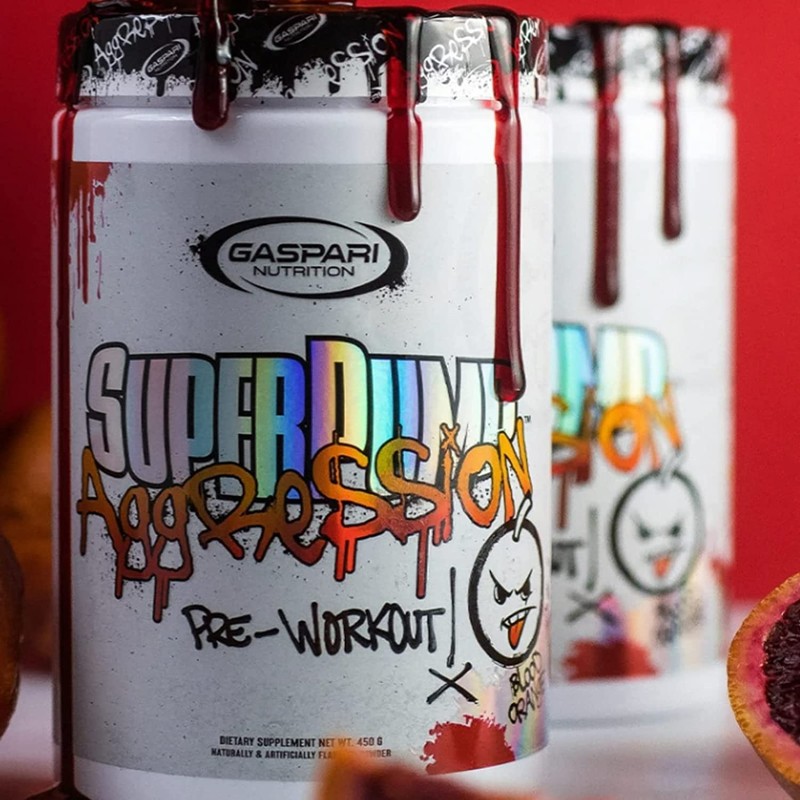 Gaspari Nutrition SuperPump Aggression Pre-Workout: Energy, Focus, Endurance and Recovery,