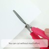 Sunstar Stationery S3717461 Sticky Scissors, Compact, Vivid Pink x Blue