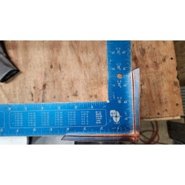 Unknown Copper Step Flashing - 4" x 4" x 11" For Roofs, Chimneys, Walls, Craft Projects