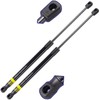 Amavoler 2pcs Rear Window Glass Lift Support Struts Gas Struts