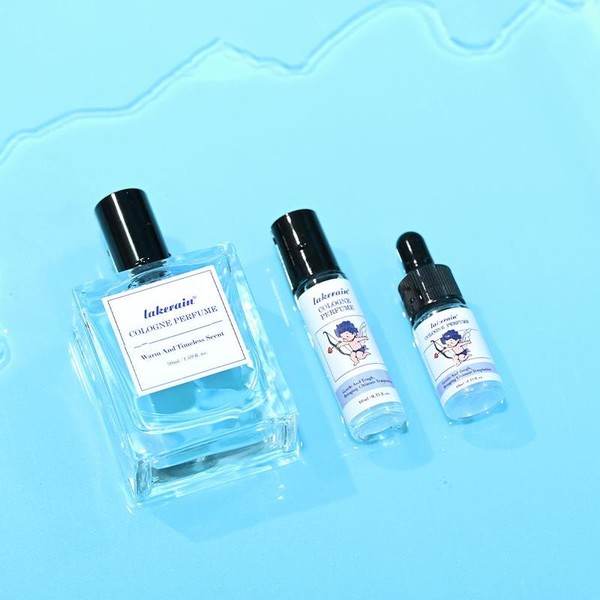 Cologne Perfume Set, Long-Lasting Romantic Scent, Travel-Size & Refillable Bottle,