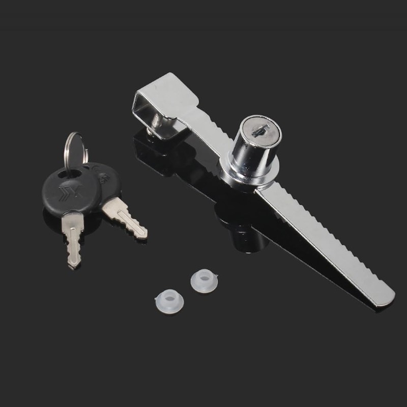 Sliding Glass Door Ratchet Lock,Locks for Glass Display Case with