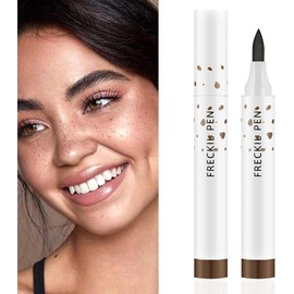 Freckle Pen Bolígrafo Para Pecas, Bolígrafo De Maquillaje Para Pecas, Resistente Al Agua, Duradero, Suave, Para Maquillaje Natural Como Real, Bolígrafo Para Pecas Natural Para Un Maquillaje Natural Bañado Por El Sol (2# coffee)