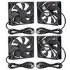 DORHEA 2PCS 6010 Fan USB 60x60x10mm 2.36in DC 5V 60mm