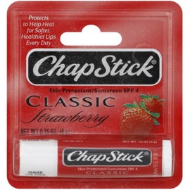 ChapStick Lip Balm Strawberry 0.15 oz (Pack of 12)