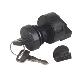 HKOO New 6 pin Ignition Switch with Key for Polaris Ranger400 500 700 800 Ranger 500 700 900 1000 XP Diesel RZR 800 900 1000 Turbo Brutus General 1000 Polaris 325 330 Magnum 250 Trail Blazer Predator