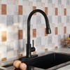 Black Kitchen Sink Faucets with Pull Down Sprayer, Single Handle