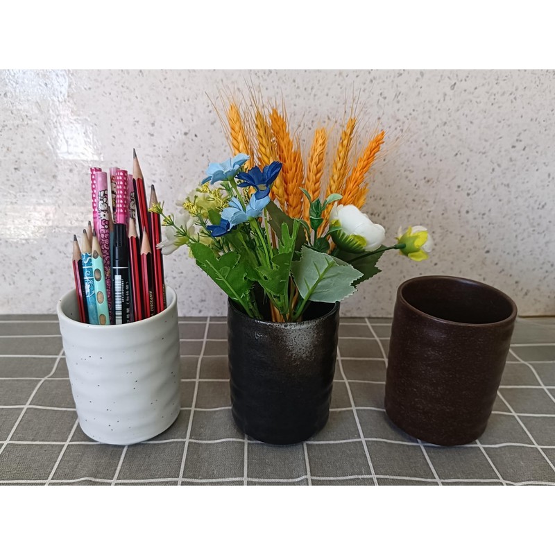 TOPYOKK Stoneware Coffee Bar Utensil Holder Tea & Coffee Spoon