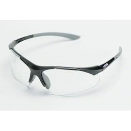 Elvex Clear, HC/PC w/+0.5 Full Lens Magnifier., Black Frame w/Grey Temple Tips