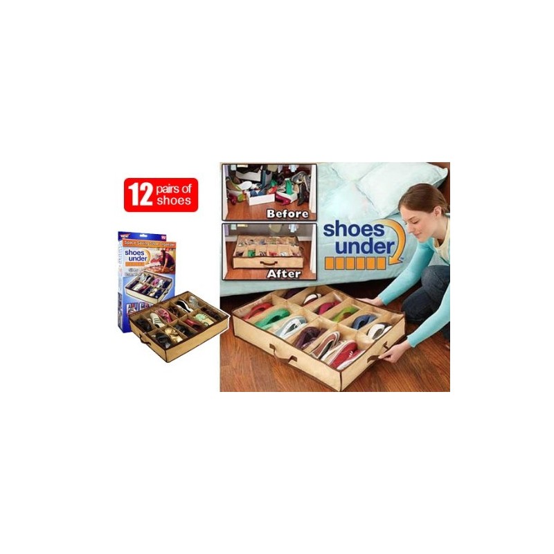 Shoe Storage Cover - Underbed Cover