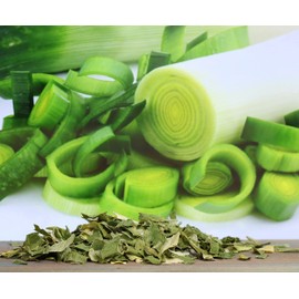 Gourmet Dried Leek Flakes by Its Delish, 8 Oz Bulk Bag | Green and White Leek Chopped | Vegan and Kosher Dried Vegetables for Convenient Meals and Cooking