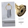 Gold Towel Ring Stainless Steel Bathroom Wall Mounted Towel Holder